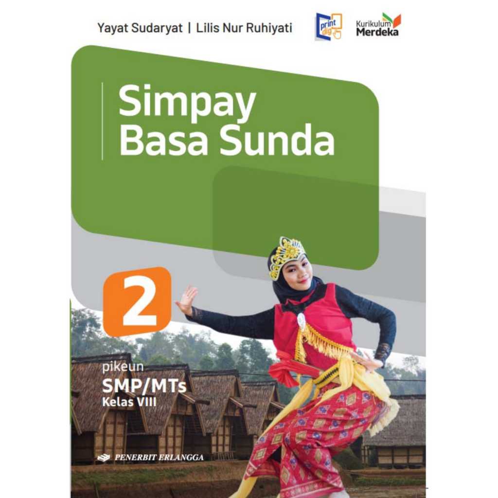 Buku Paket Bahasa Sunda Kelas 8 SMP Penerbit Erlangga Simpay bahasa sunda kelas 8