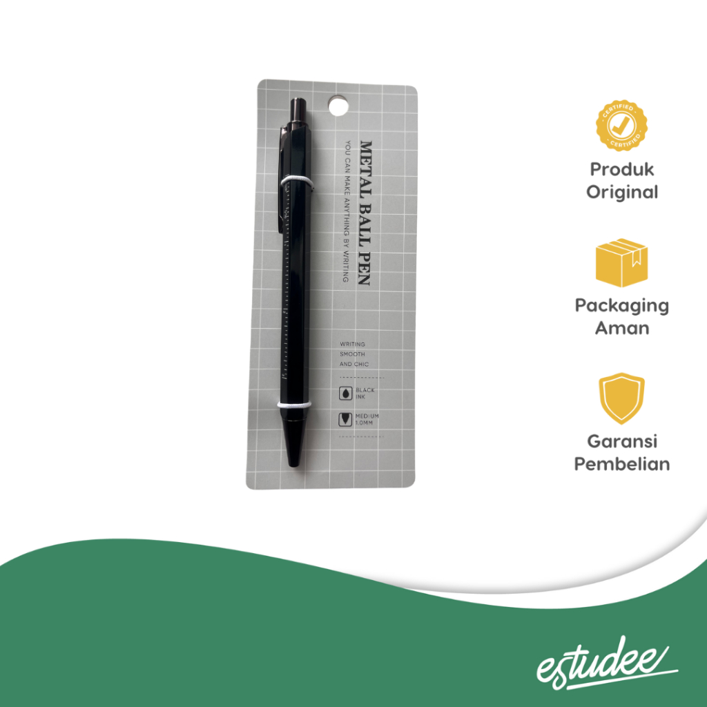 

ESTUDEE KAKO METAL HEXA PEN BLACK KKHX-BK