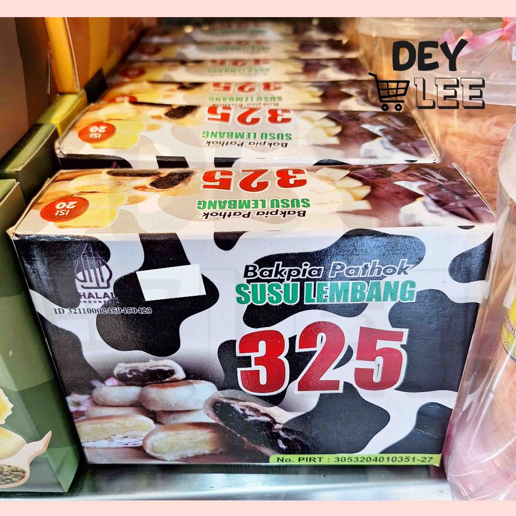 

Bakpia Pathok Susu Lembang 325 MIX RASA per 1 box isi 20 pcs Halal Bandung