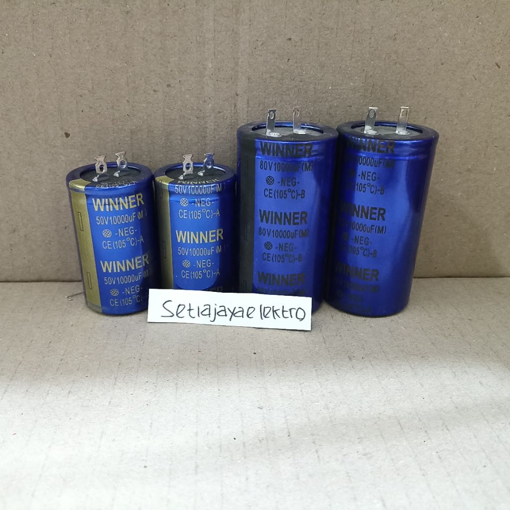 Elco winner  50V / 80V 10000uF kapasitor Elco Winner 80V