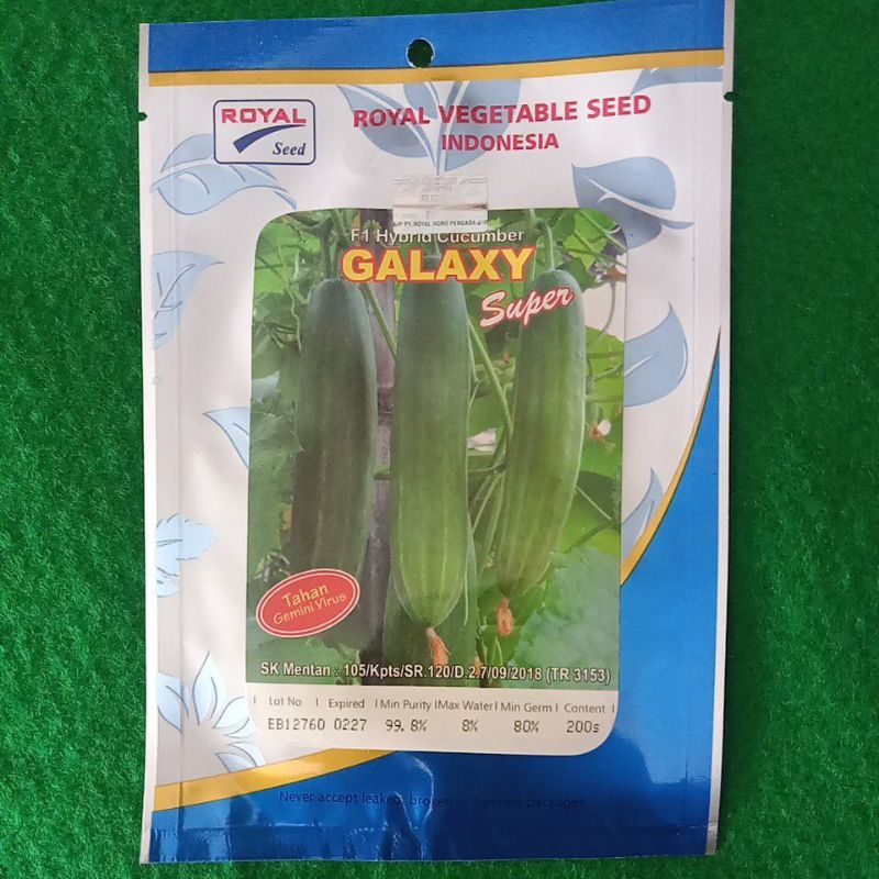 Galaxy super Bibit Mentimun isi 200butir