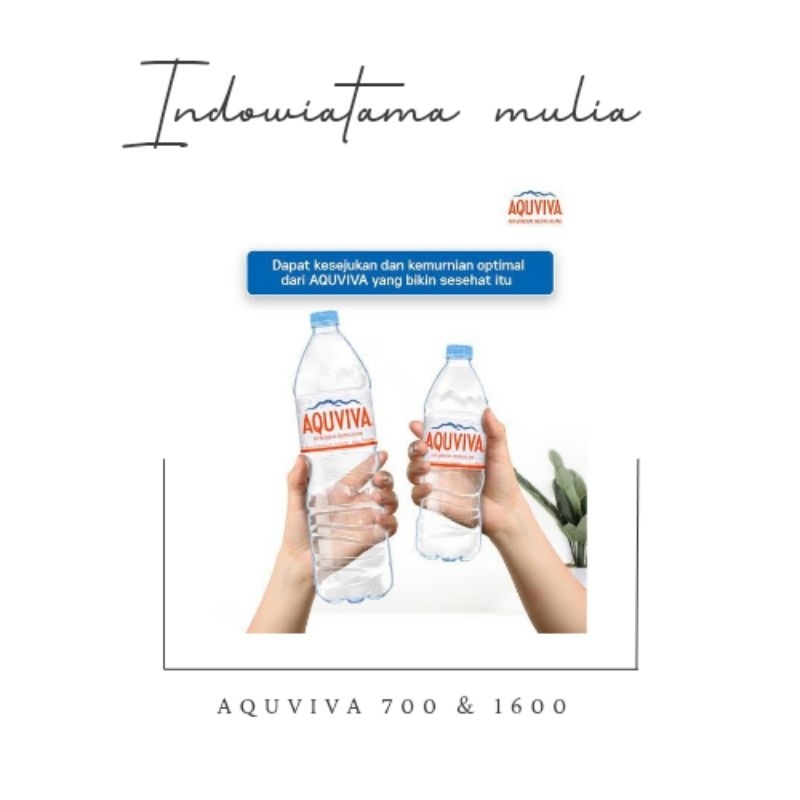 

AIR MINERAL AQUVIVA PERBALL 700ML / 1600ML BELI 2 DAPAT BONUS 1 BAJU KAOS