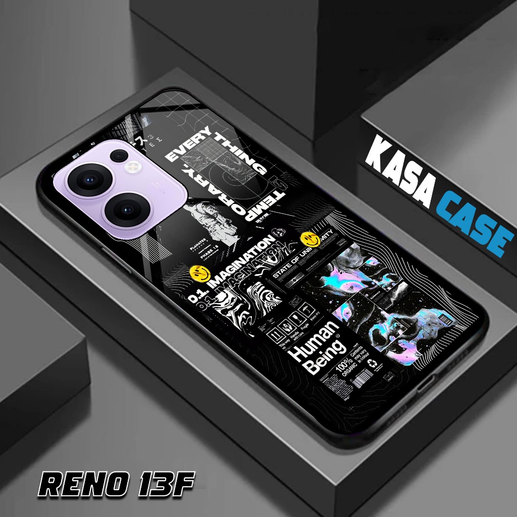 KASA CASE - Case OPPO RENO 13F Fashion AESTETIC NIKE mix Fashion terbaru Case Flwr Casing Hp Case Mu