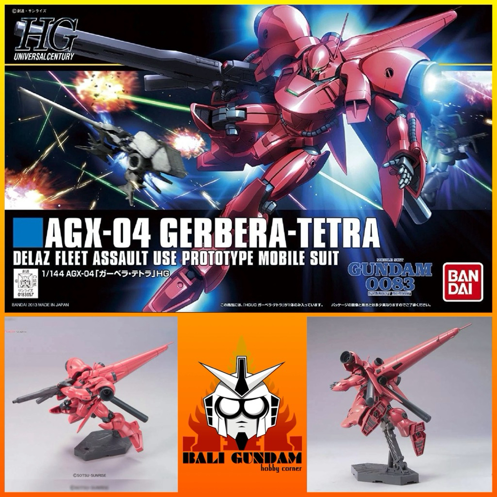 HG 1/144 AGX-04 GERBERA TETRA Bali Gundam Hobby Corner Bandai Original