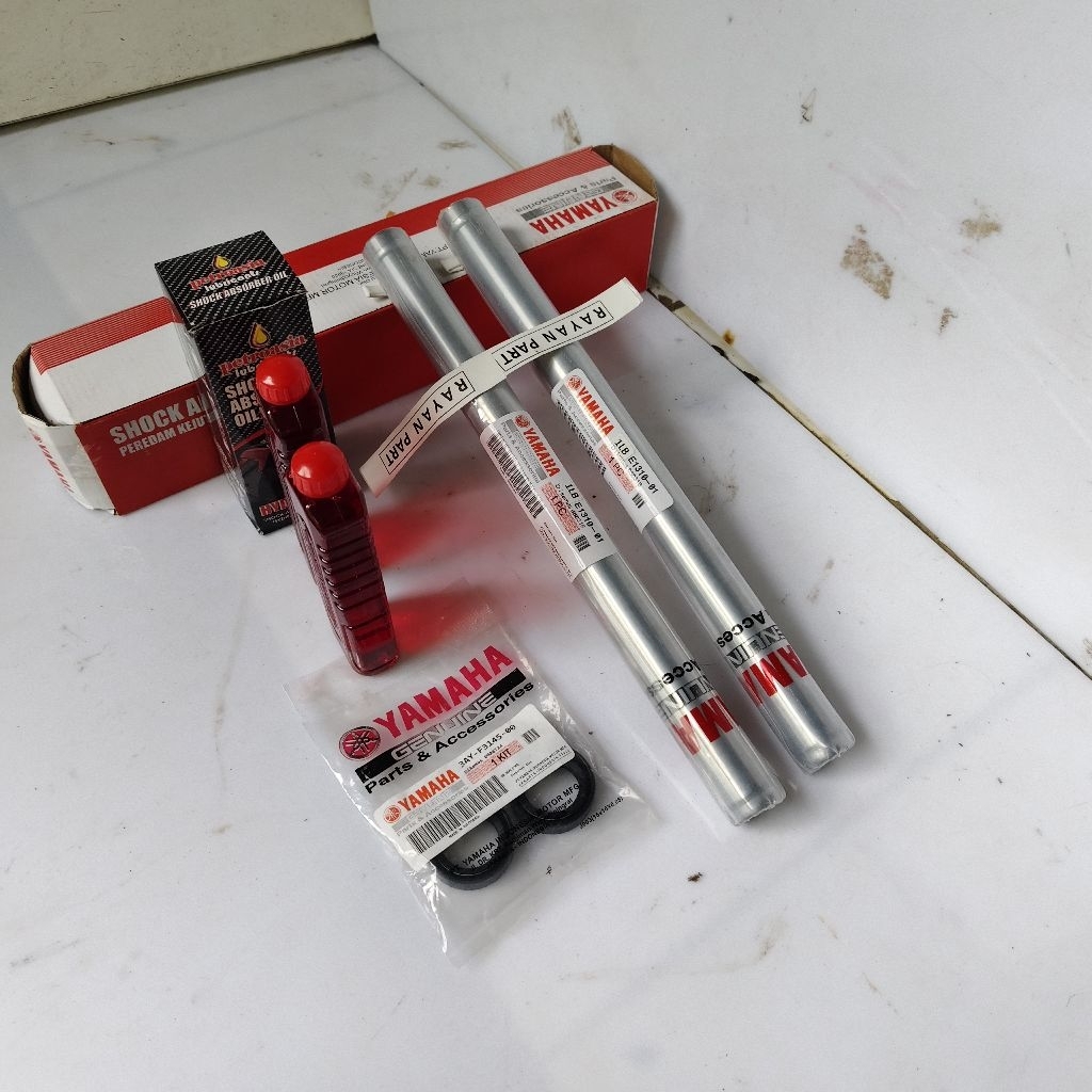 Shock depan Xeon RC + silsok & olisok shock depan Xeon RC komplit