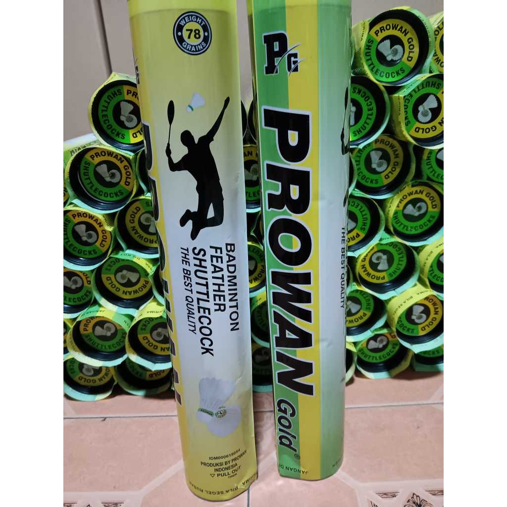 SHUTTLECOCK BADMINTON PROWAN GOLD DIJAMIN PUAS