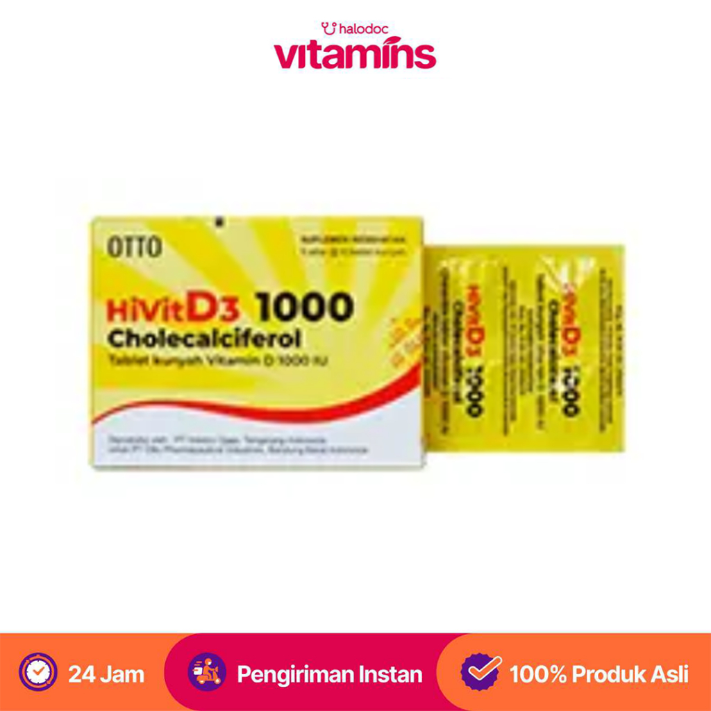 HiVit Vitamin D3 1000 IU 6 Tablet