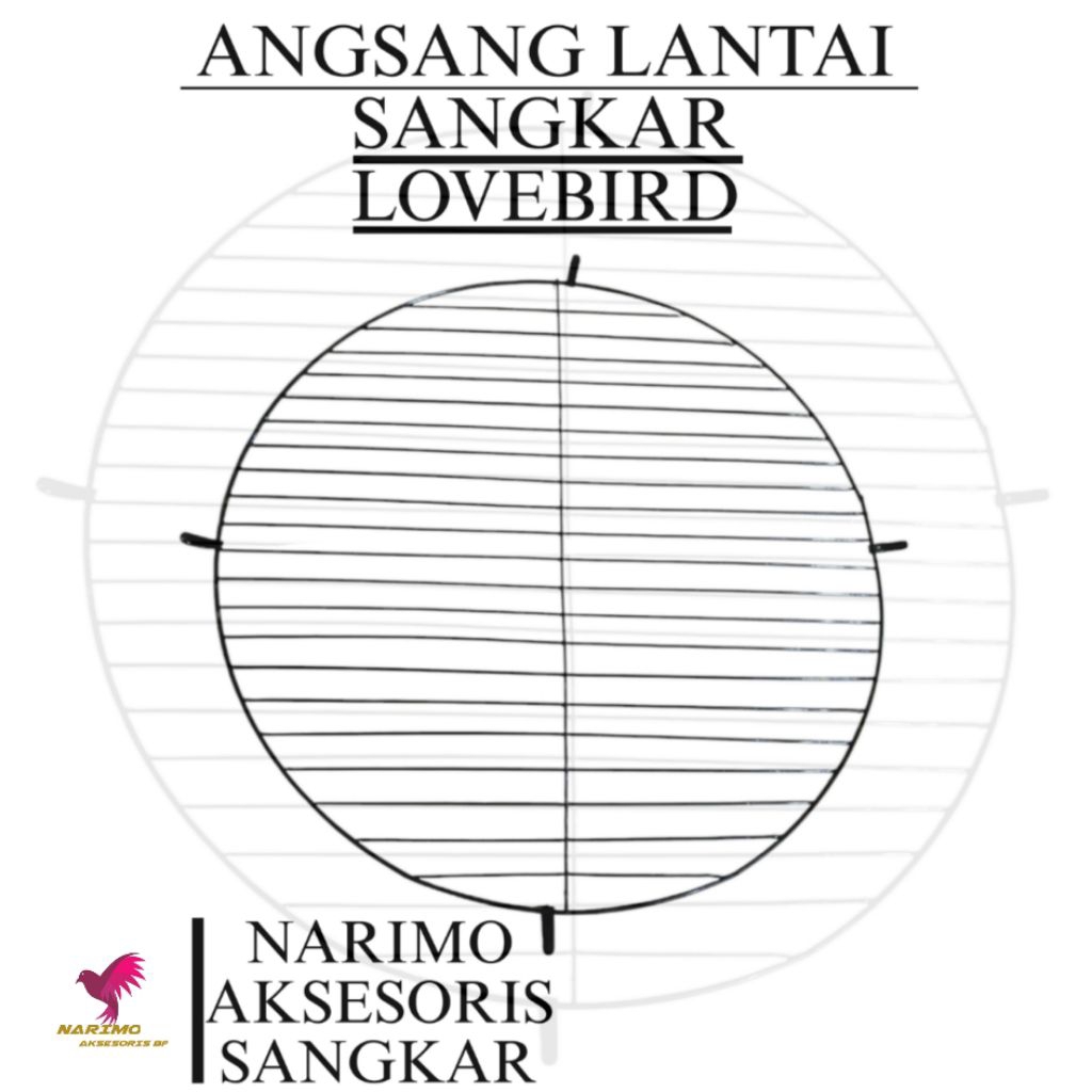 Angsang Lantai Sangkar Lovebird