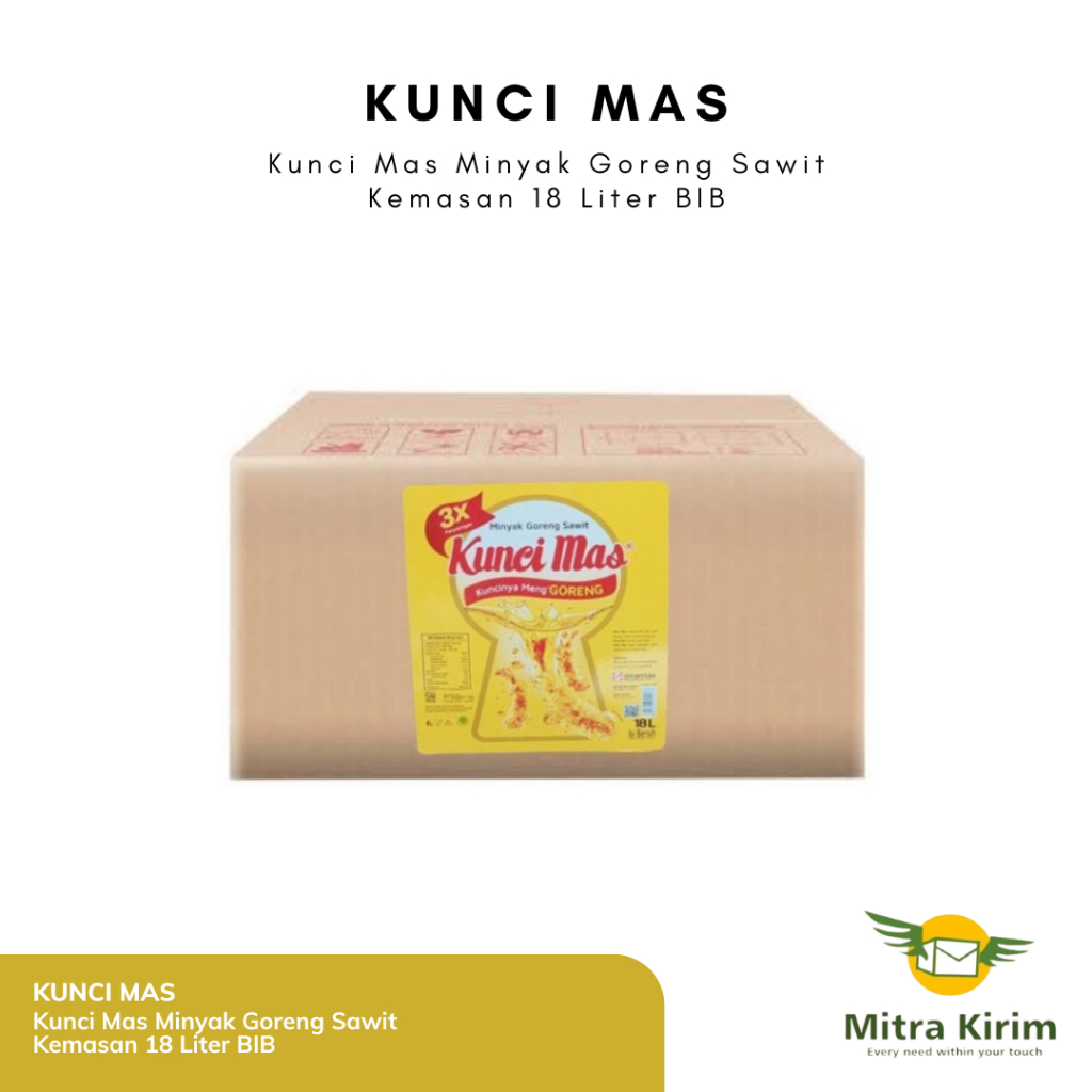 

Kunci Mas Minyak Goreng Sawit Kemasan 18 Liter BIB