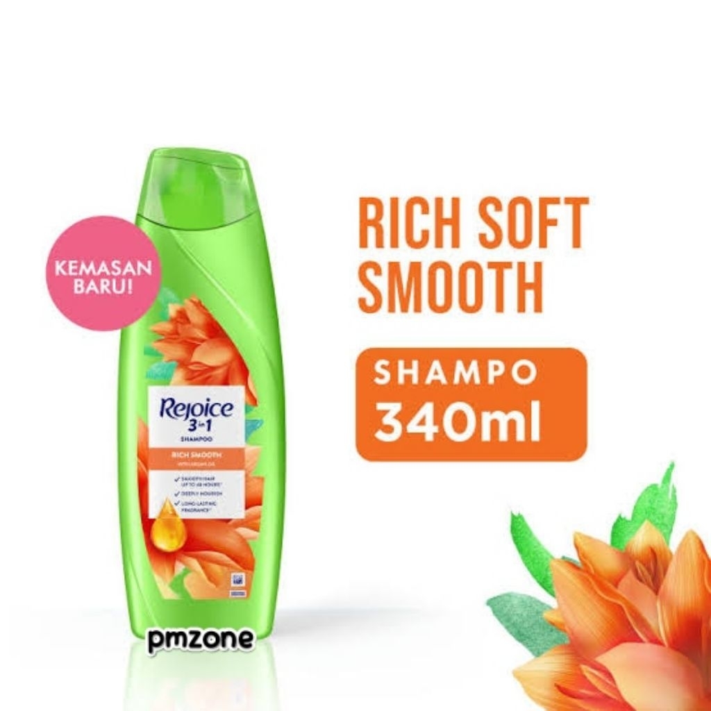 Rejoice Shampoo Rich Soft Smooth 340ml