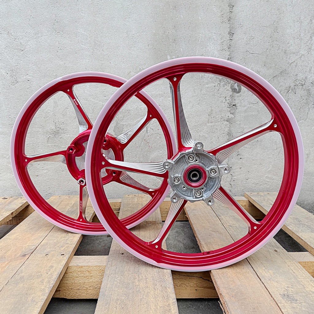 HYLOS CNC Velg Pelek Rim Biru Merah Hitam PCX 160 RING 17 160*160