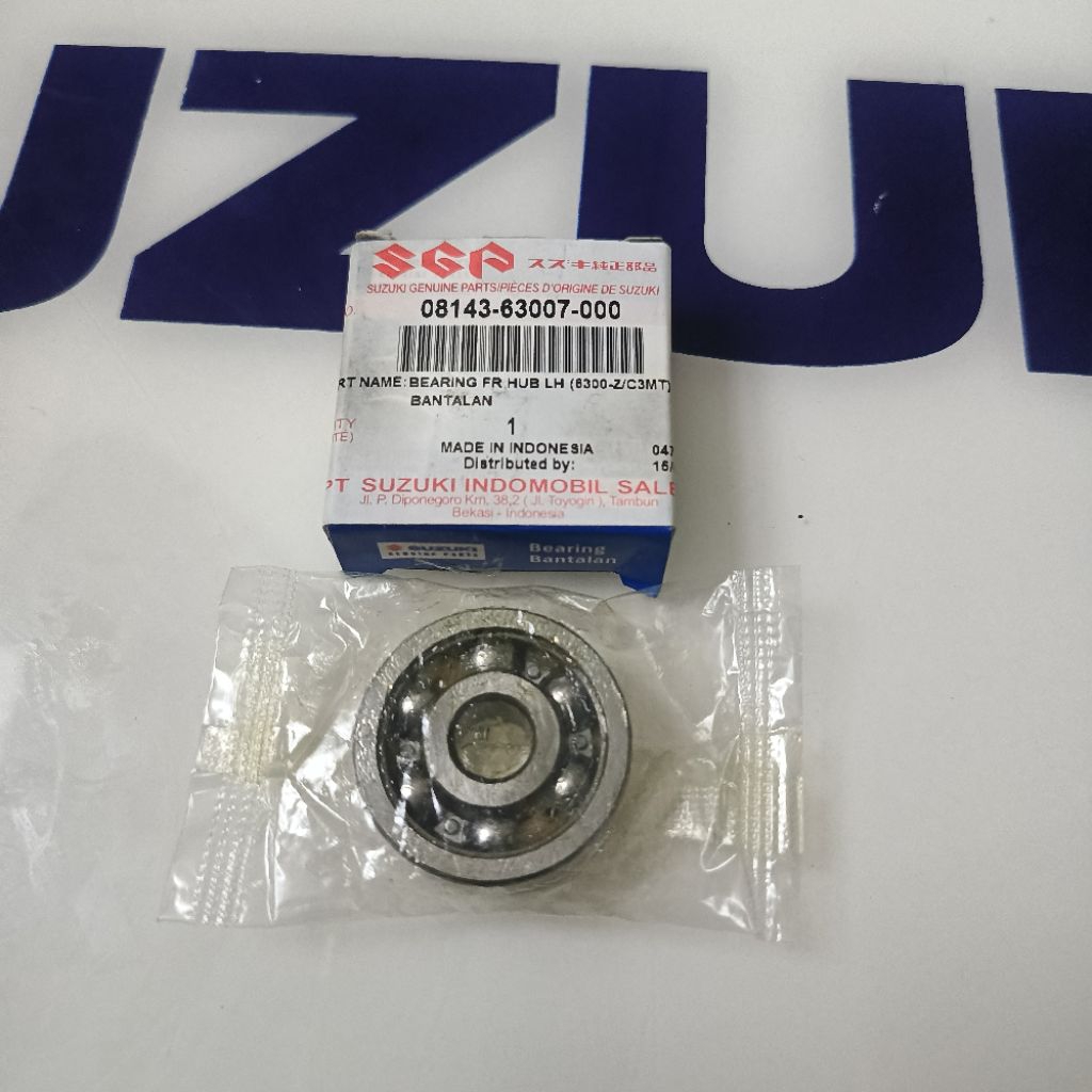 LAHER BEARING  RODA DEPAN C3MT 6300 SUZUKI SHOOTER ORIGINAL SGP