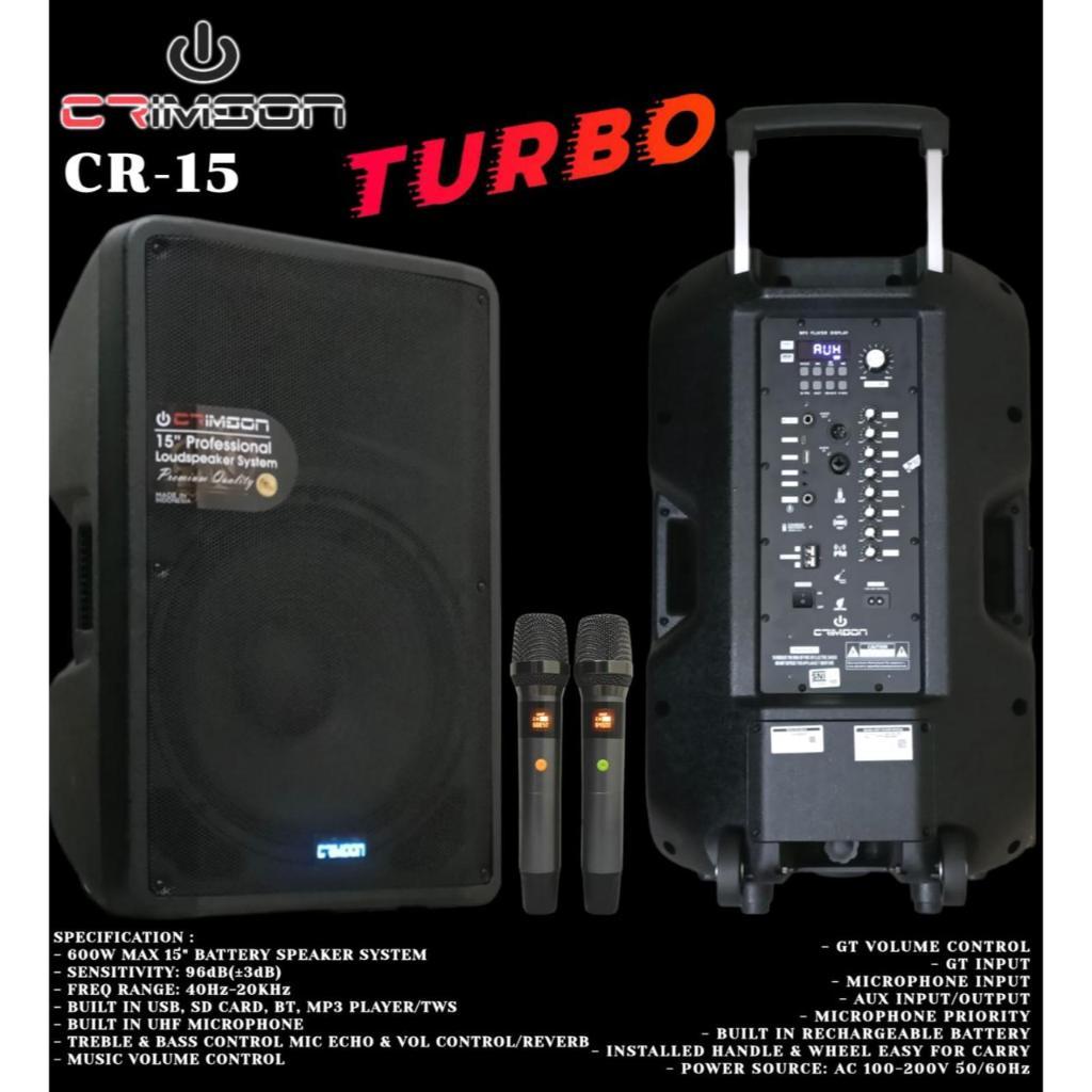 Speaker Portable Crimson CR 15 Turbo