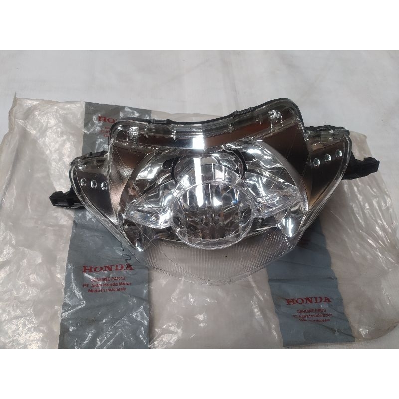 Reflektor Lampu Depan Honda SUPRA X 125 Original baru AHM Stanley 33110-KTM-851