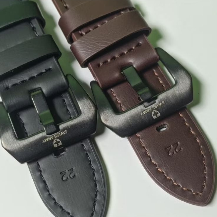 Strap Tali Jam Swiss Army Tali Jam Kulit swiss Army 22mm 22 mm Free Pen