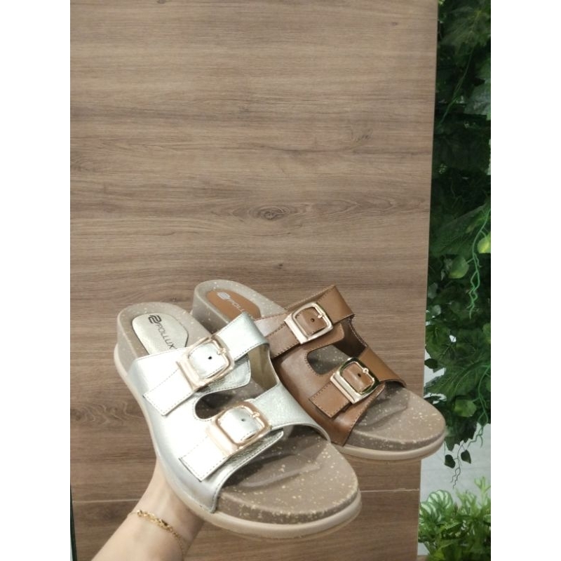 SANDAL FLAT DAILY POLLUX/SANDAL ASLI KULIT POLLUX EP09