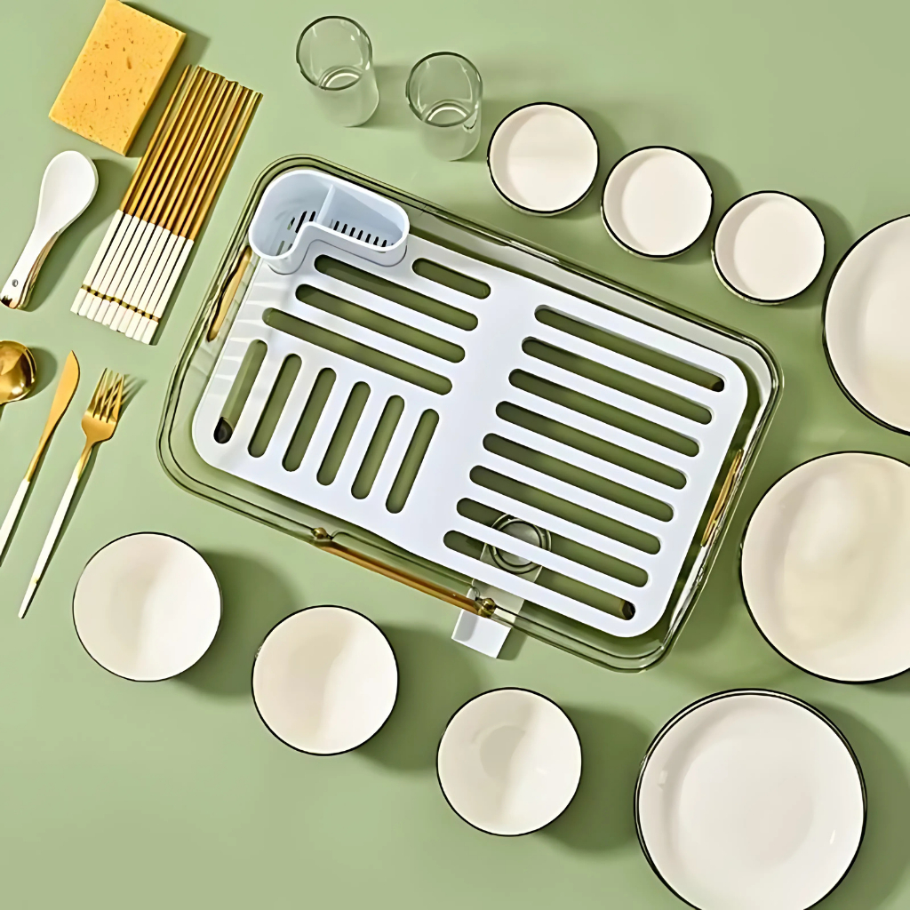 Disc Restock Rak Pengering Piring / Tempat Cuci Piring / Rak Piring Meja Dapur Premium