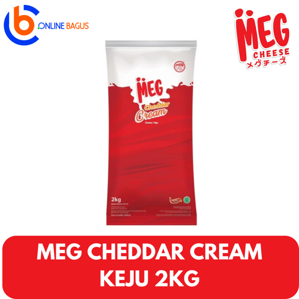 

MEG Cheddar Cream Keju 2 Kg