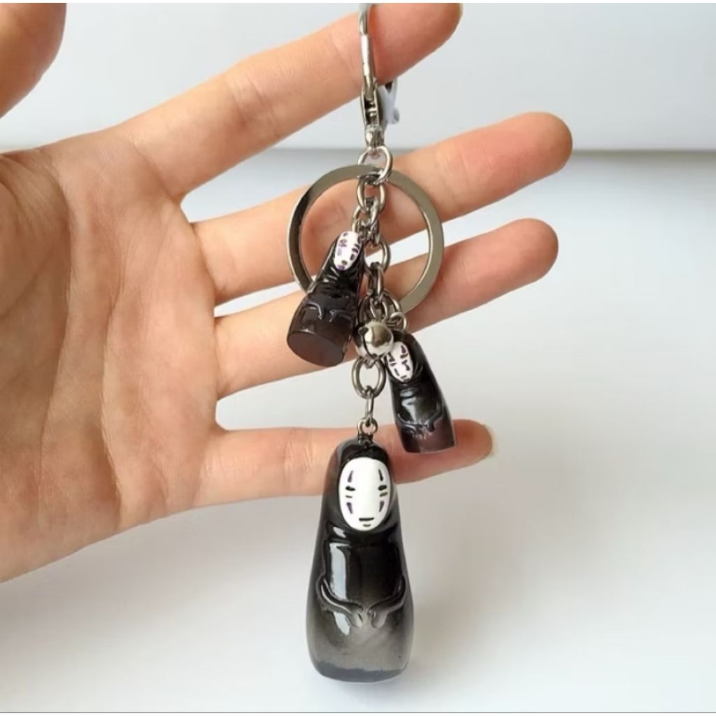 Gantungan kunci spirited away noface kaonashi