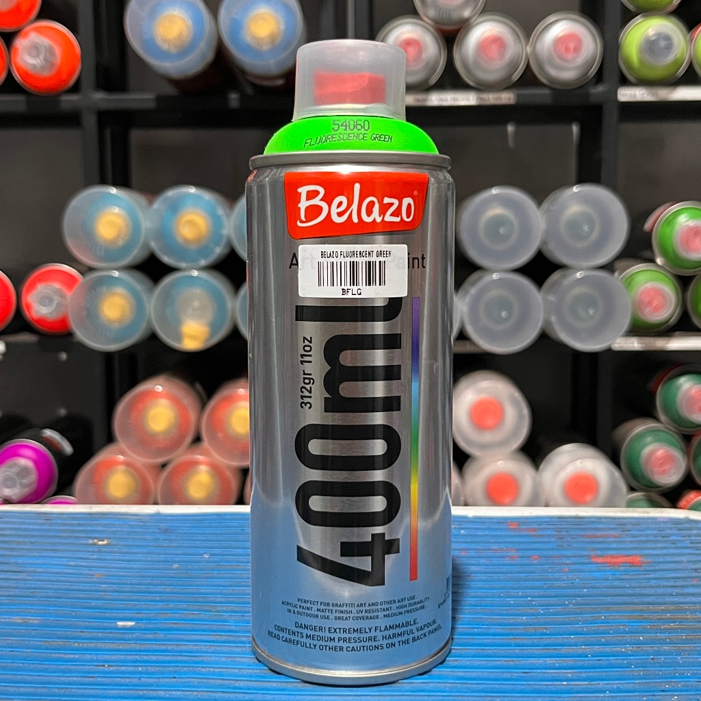 

Fluorescent Green - Belazo 400 ml - Spray Paint