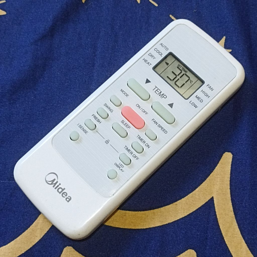 Remot AC MIDEA Second Original Bawaan AC