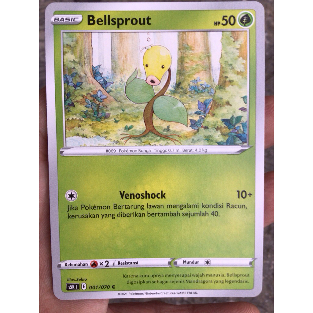 BELLSPROUT PROMO KARTU POKEMON