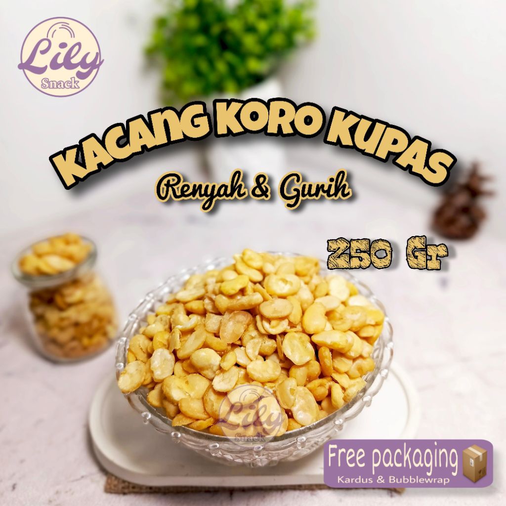 

Kacang Koro Kupas Original 250 Gram