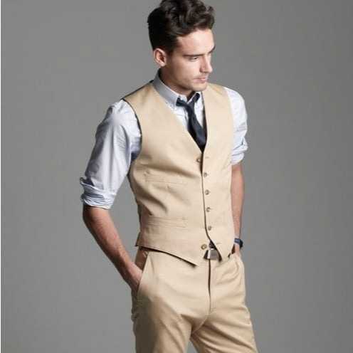 Rompi Vest Jas Pria Slimfit Rompi Formal, Seragam Kerja Kantor Dan Perhotelan Bahan Tebal, Polos Pas