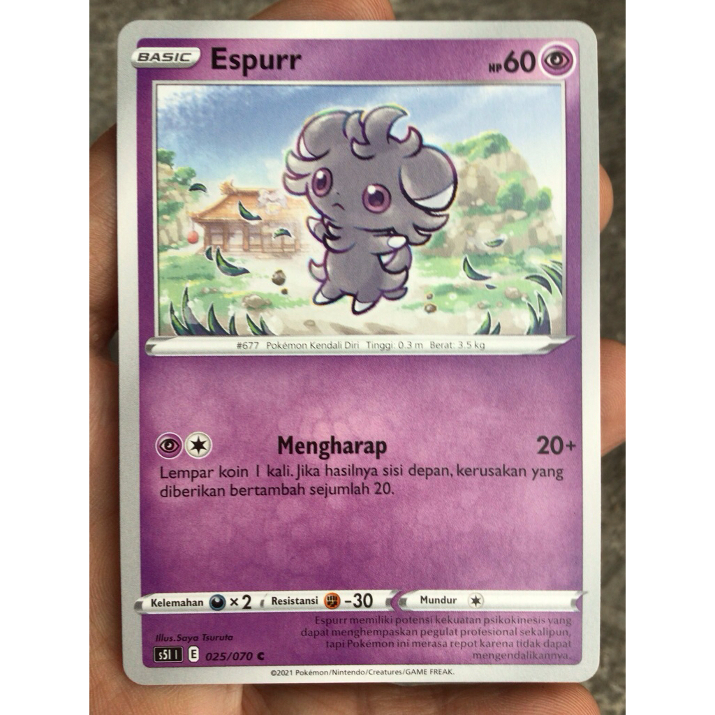 ESPURR KARTU POKEMON PROMO