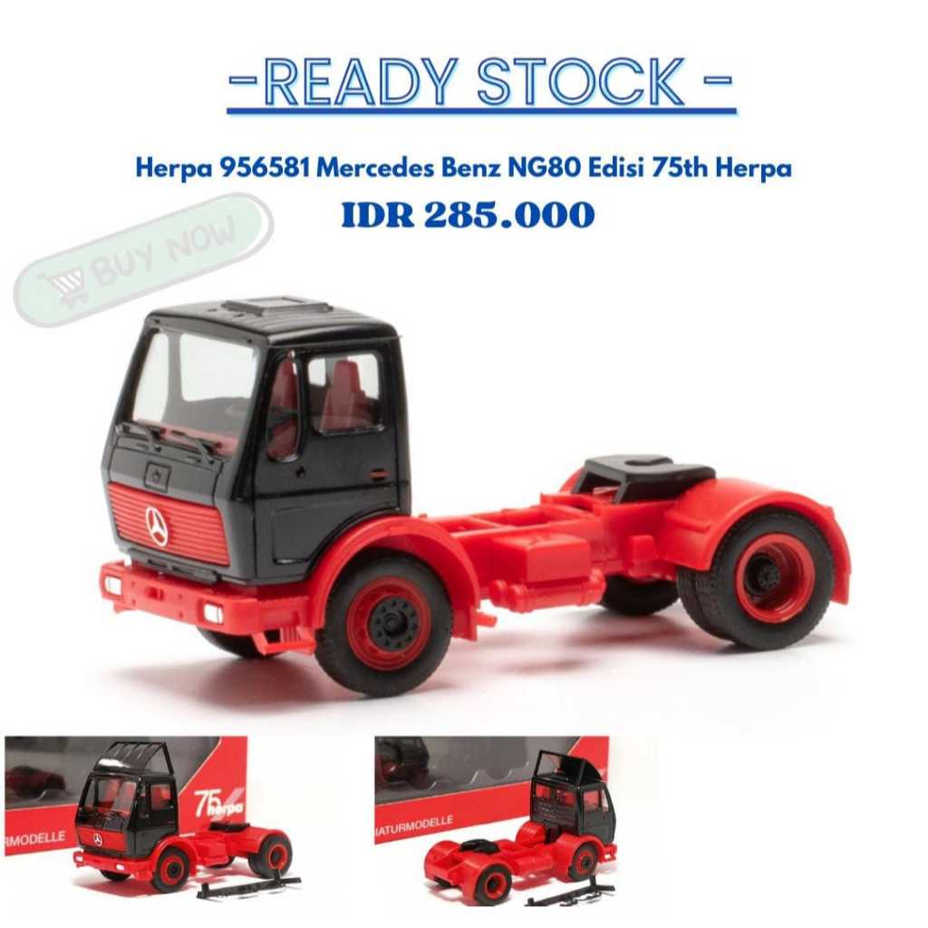 Herpa 956581  Mercedes Benz NG80 Edisi 75th Herpa 1/87