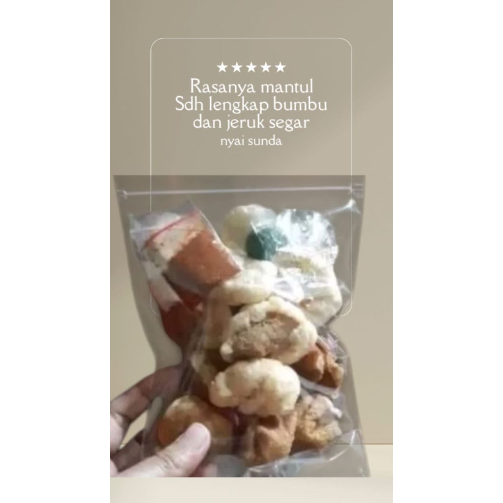 

Cuanki Instan beli 5 gratis 2 cuanki kuah paket bundling plus jeruk snack ceuori