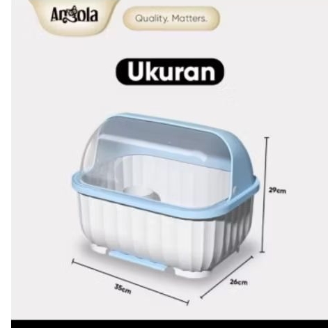 [RAK PIRING AESTHETIC] Angola Rak Piring Plastik C29 Tempat Alat Makan Rak