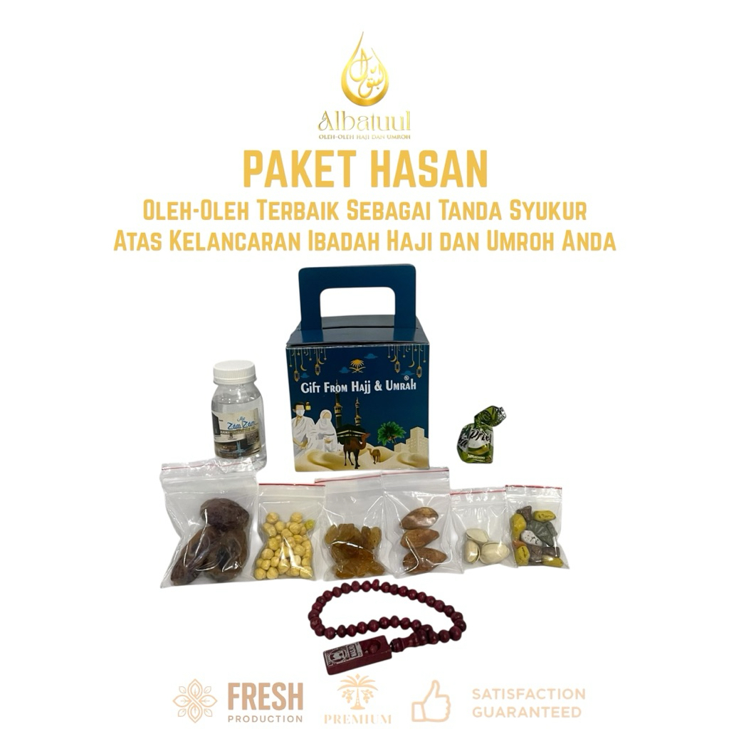 

PAKET HASAN Oleh Oleh Haji Dan Umroh Premium