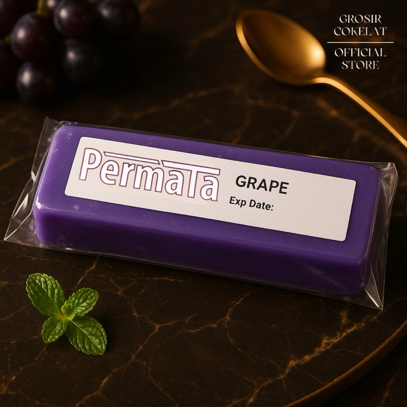 

PERMATA Cokelat Blok Warna Warni Repack +-165gr Compound