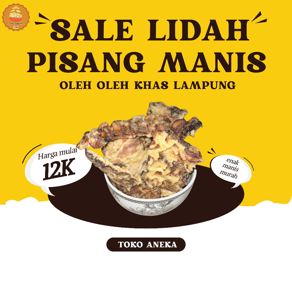 

[TOKO ANNEKA] SALE PISANG/SALE PISANG MANIS OLEH OLEH KHAS LAMPUNG TERMURAHHH