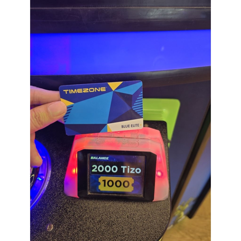 Timezone Blue Card Saldo 2000 Tizo , eTickets 1000 Murah aja