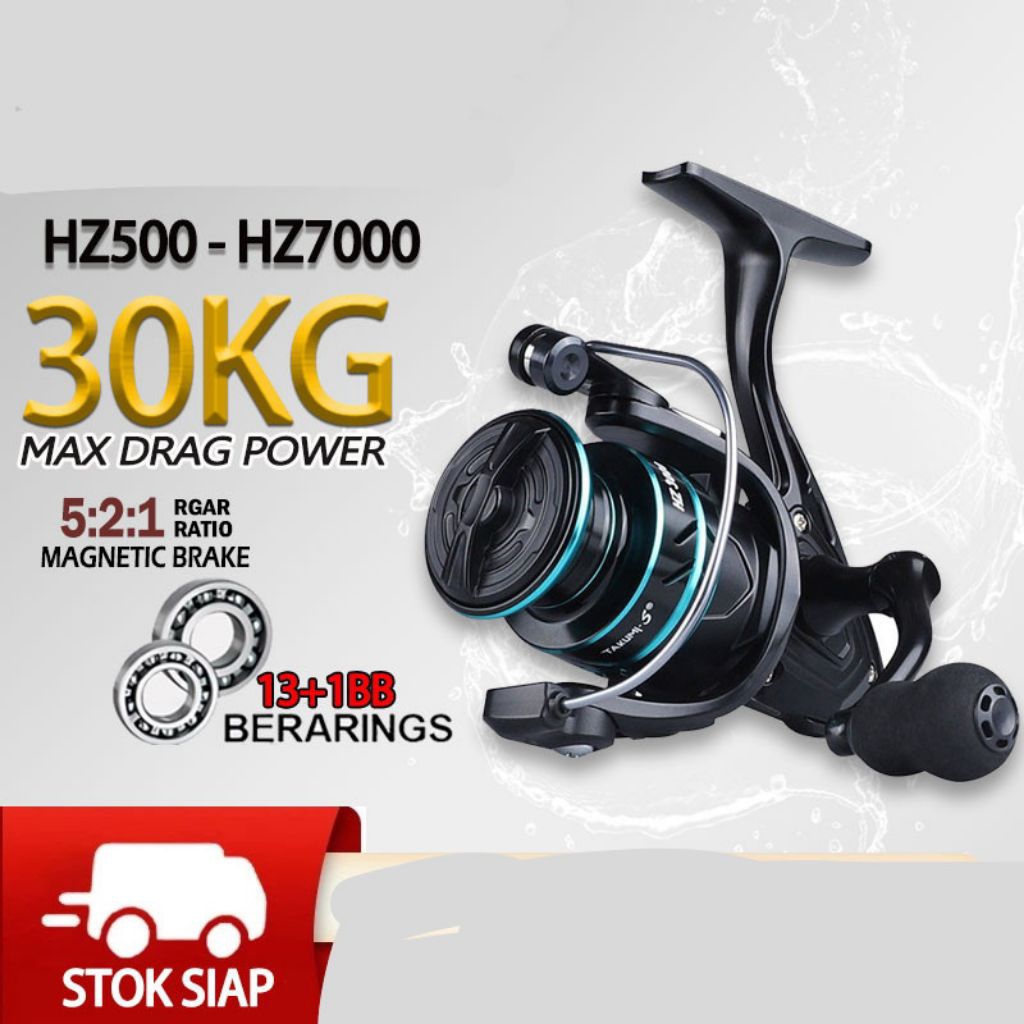 Reel Spinning HZ Series. Rel pancing Logam Kuat