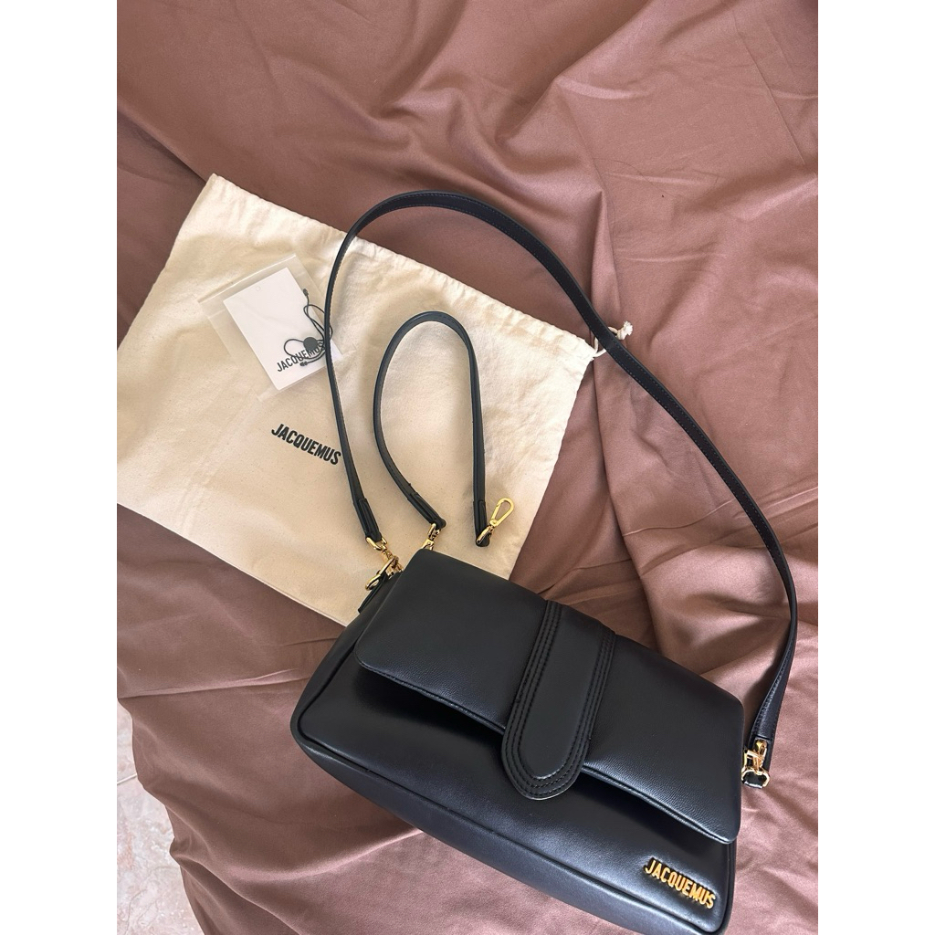 preloved tas jacquemus kulit hitam
