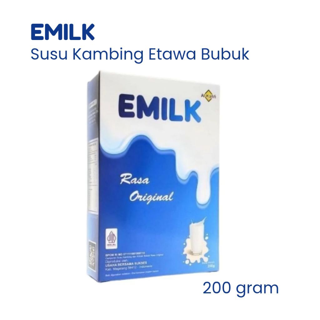 

EMilk 200 gram Susu Kambing Etawa Bubuk Rasa Original