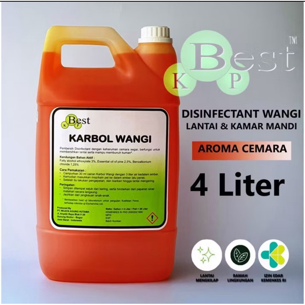 Best KP - Karbol Wangi ( Ukuran 4 L )