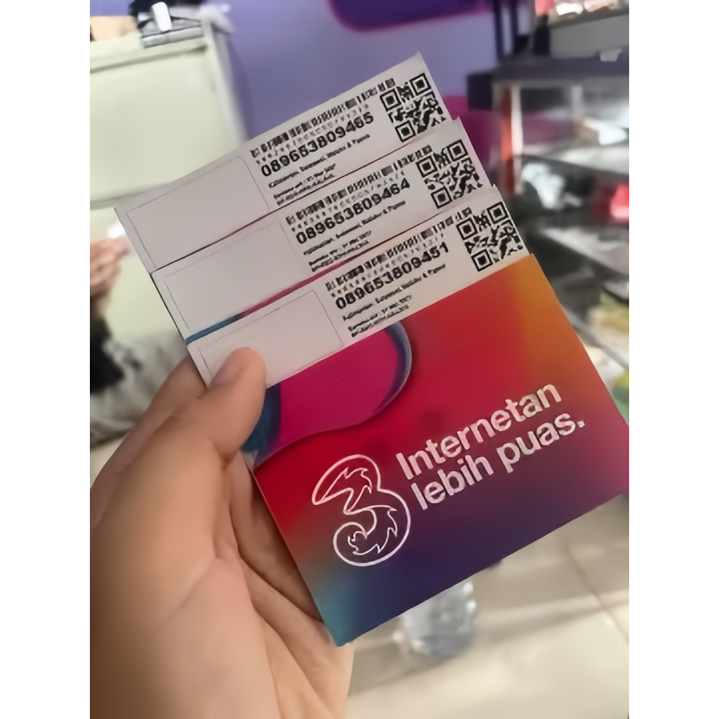KARTU PERDANA TRI (INDOSAT) KOUTA 3GB