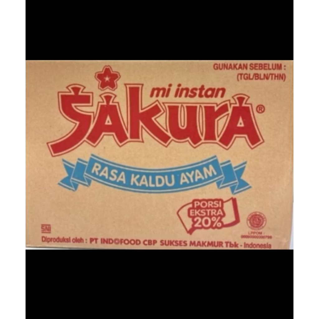 

[1 Dus isi 40 Bungkus] Mie Sakura Rasa Kaldu Ayam