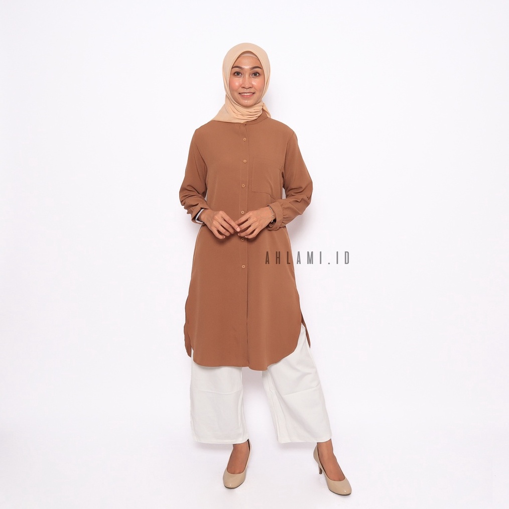 KODE V76V  Areum Tunik Series Tunik Polos