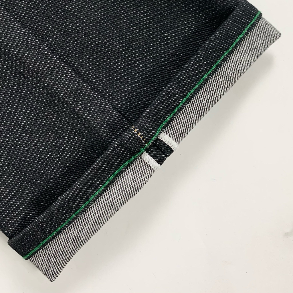 Midfielderdenim - jeans denim 16oz version green samasta sanforized