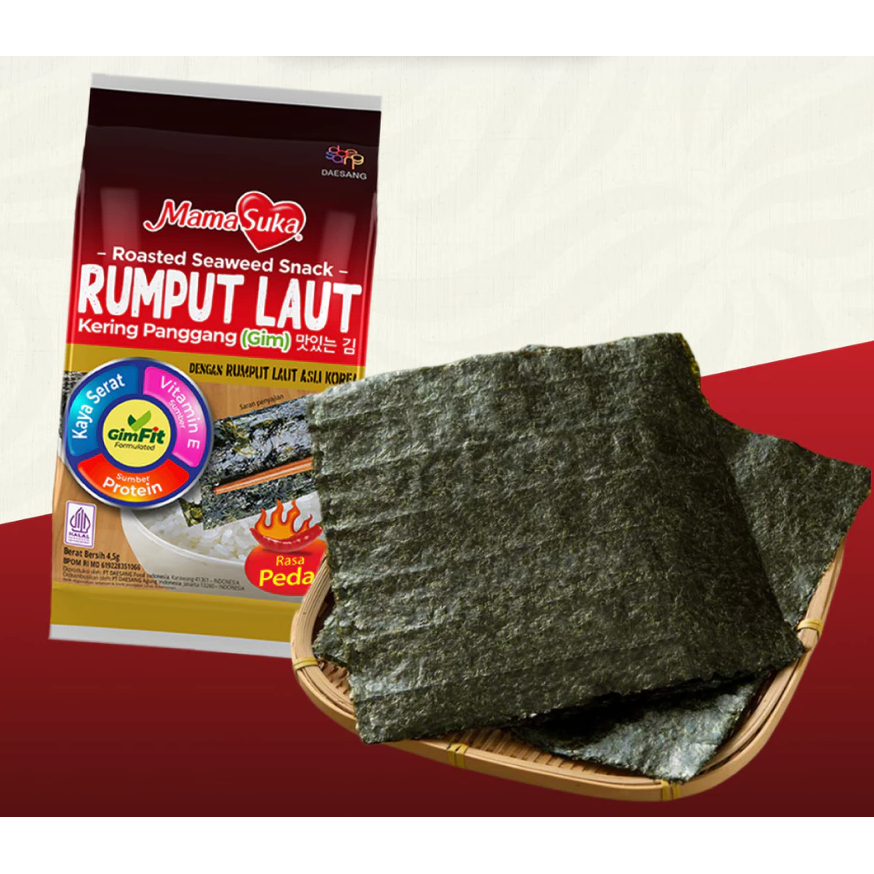 

PROMO ! MamaSuka Kering Panggang Rumput Laut isi 2pcs