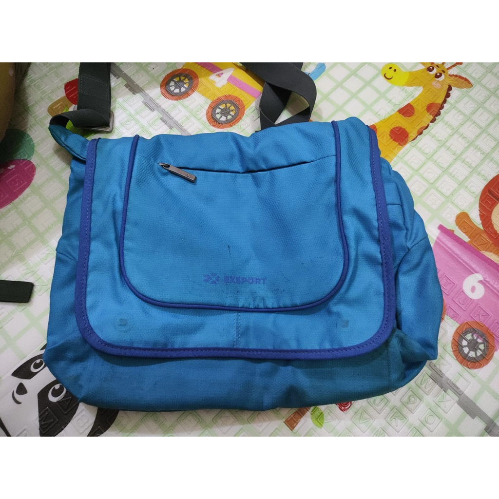 Preloved Tas Export Selempang - Tas Sekolah Sling Bag Wanita Besar Muat Banyak