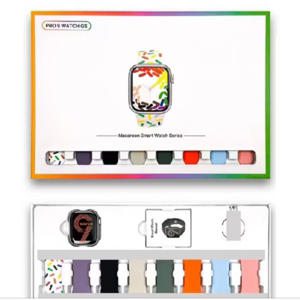 SMARTWATCH PRO 9 GS GEN 9 IOS ANDROID DAPAT 8 Tali