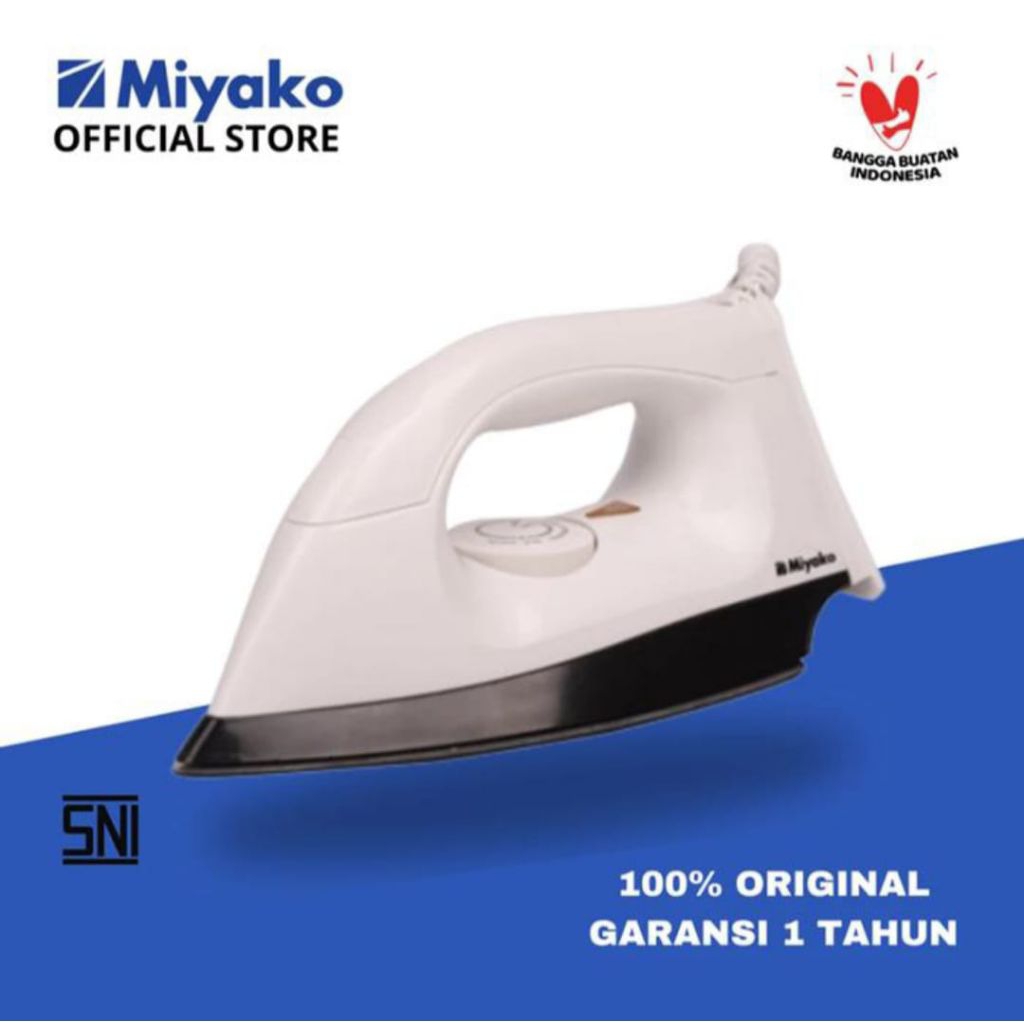 Setrika Miyako EL-1000 M/Gosokan baju Miyako EL-1000M