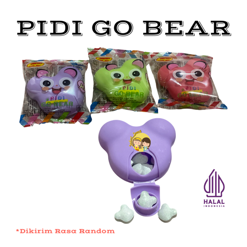 

Permen GO Bear 6 gr Rasa Buah Beruang Candy by Jadoel_Snack