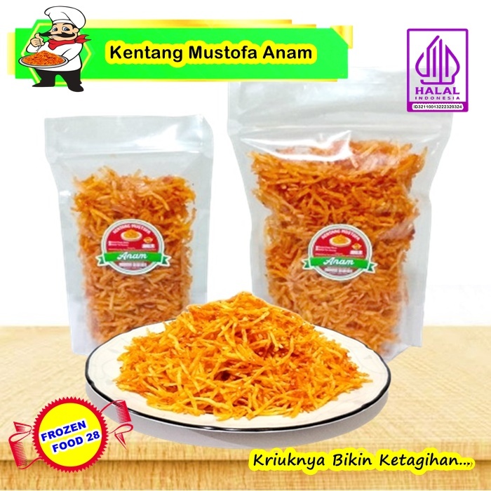

Anam Mustofa, Kering Kentang Balado Original Pedas Manis Teri Kacang, Snack Cemilan Makanan Ringan